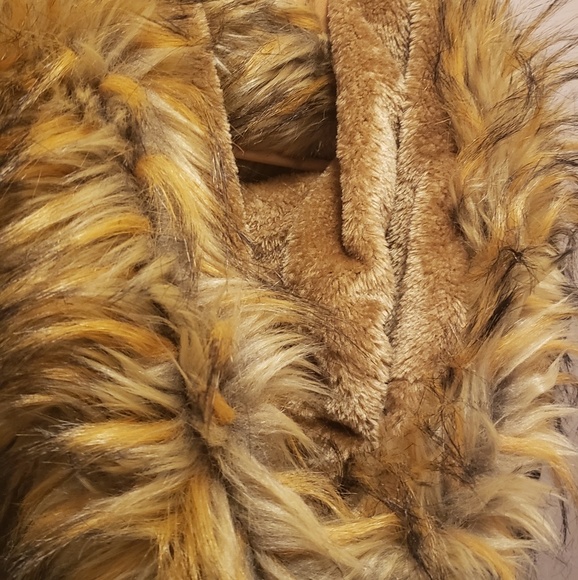 Vintage Fur Hooded Jacket/Parka - Picture 3 of 5